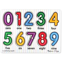 Melissa & Doug Numbers Peg Puzzles MND3273