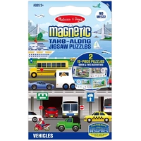 Melissa & Doug Magnetic Jigsaw Puzzle Vehicles
