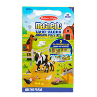 Melissa & Doug Magnetic Jigsaw Puzzle On The Farm
