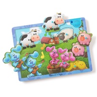 Melissa & Doug - Blue's Clues - Wooden Farm Sound Puzzle