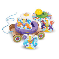 Melissa & Doug - First Play - Carousel Pull Toy