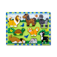 Melissa & Doug - Pets Chunky Puzzle 8pce