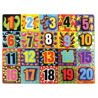 Melissa and Doug Jumbo Numbers Chunky Puzzle (20pc) MND3832