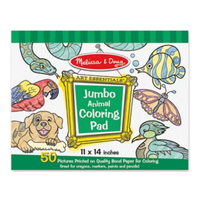 Melissa & Doug: Jumbo Colouring Pads - Animals MND4200