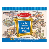 Melissa & Doug Colouring Pad - Vehicles MND4205