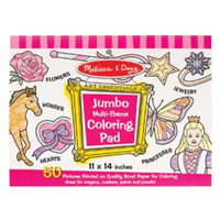 Melissa & Doug: Jumbo Colouring Pad Pink - 27 x 35cm MND4225