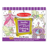 Melissa & Doug: Jumbo Colouring Pad Princess & Fairy MND4263