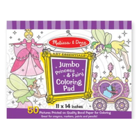 Melissa & Doug: Jumbo Colouring Pad Princess & Fairy MND4263