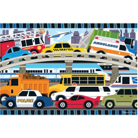 Melissa & Doug - Traffic Jam Floor Puzzle - 24pc