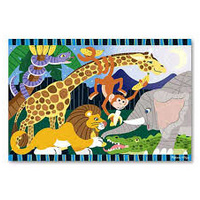 Melissa & Doug - Safari Social Floor Puzzle - 24pc