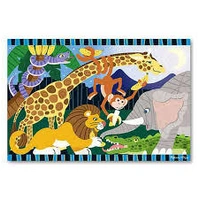 Melissa & Doug - Safari Social Floor Puzzle - 24pc