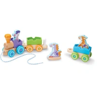 Melissa & Doug - First Play - Rocking Farm Animals Pull Train