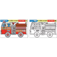 Melissa & Doug Fire Engine Colour-A-Mat MND5026