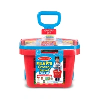 Melissa & Doug Fill & Roll Grocery Basket Play S