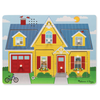 Melissa & Doug 8pc Puzzle w/ Sound Around the House