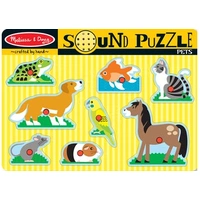 Melissa & Doug Pets Sound Puzzle 8 Pieces