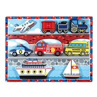 Melissa & Doug Vehicles Chunky Puzzle