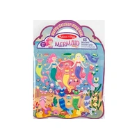 Melissa & Doug Reusable Mermaid Puffy Sticker Play Set