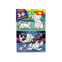 Melissa & Doug Easy to See 3D Colouring Puzzle - Ocean