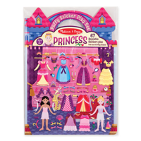 Melissa & Doug Reuseable Puffy Sticker Play Set - Princess MND9100
