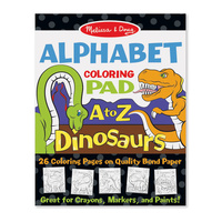 Melissa & Doug Colouring Pad - Dinosaurs Alphabet 9108