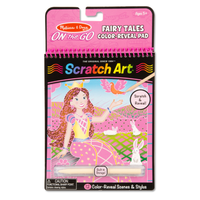 Melissa & Doug - On the Go Scratch Art - Fairy tale MND9140