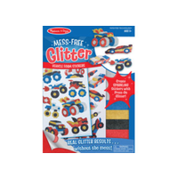 Melissa & Doug Mess Free Glitter- Vehicle Foam Stickers MND9251