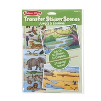 Melissa & Doug Transfer Sticker Scenes - Around the Jungle 9532
