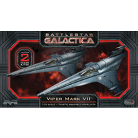 Moebius 958 1/72 BSG Viper MKVII (2 pack) Plastic Model Kit