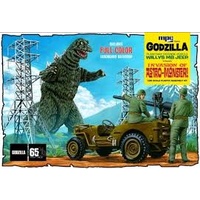 MPC 1/25 Godzilla Army Jeep Plastic Model Kit
