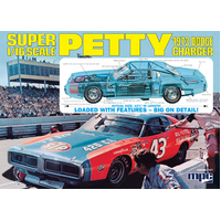MPC 1/16 Richard Petty 1973 Dodge Charger Plastic Model Kit MPC938