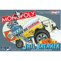 MPC 1/25 Monopoly Jail Breaker Custom Willys Panel (SNAP) Plastic Model Kit