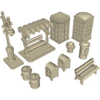 Miniature Scenery - Victorian Street Scenery