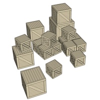 Miniature Scenery - Wooden Crates