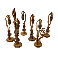 Miniature Scenery - Twisted Street Lamps x6