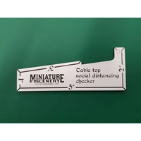 Miniature Scenery Social Distance Checker