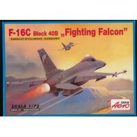 Mistercraft 1/72 F-16C Block 40 Fighting Falcon Plastic Model Kit A-295