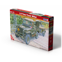 Mistercraft 1/72 1/4 Tonn Truck Willys Plastic Model Kit D-299