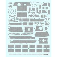 Meng 1/35 Sd.Kfz.171 Panther Ausf.A Late Production Zimmerit Decal Type C MSPS-052