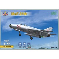 ModelSvit 1/72 MiG-21F (Izdeliye "72") Soviet Supersonic fighter Plastic Model Kit 72021