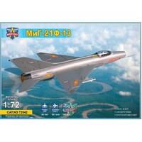 ModelSvit 1/72 MiG-21F-13 supersonic jet fighter Plastic Model Kit 72042