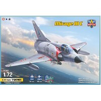 ModelSvit 1/72 Mirage IIIC all-weather interceptor (6 camo schemes) Plastic Model Kit 72061