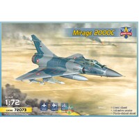 ModelSvit 1/72 Mirage 2000C multirole jet fighter (5 camo schemes) Plastic Model Kit 72073