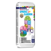 MAGNA-TILES microMAGS Spring Garden Travel Set 24 Piece Set