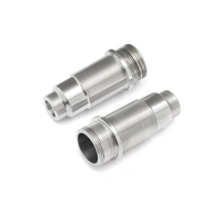 Maverick 150187 Aluminum Shock Body Set (Silver/2pcs)