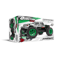 Maverick Quantum MT 1/10 4WD Flux 80A Brushless Electric Monster Truck (Silver/Green) [150203]