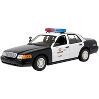 Motormax 1/18 2001 Ford Crown Victoria Police Interceptor - LAPD Diecast Car