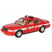 Motormax 1/24 2007 Ford Crown Victoria Fire Chief 76458 Diecast