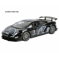 Motormax 1/18 Lamborghini LP560-4 Super Trofeo - Black w/Logo 79153 Diecast