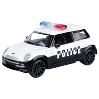 MotorMax 1/43 Mini Cooper Police Series Metal Diecast
